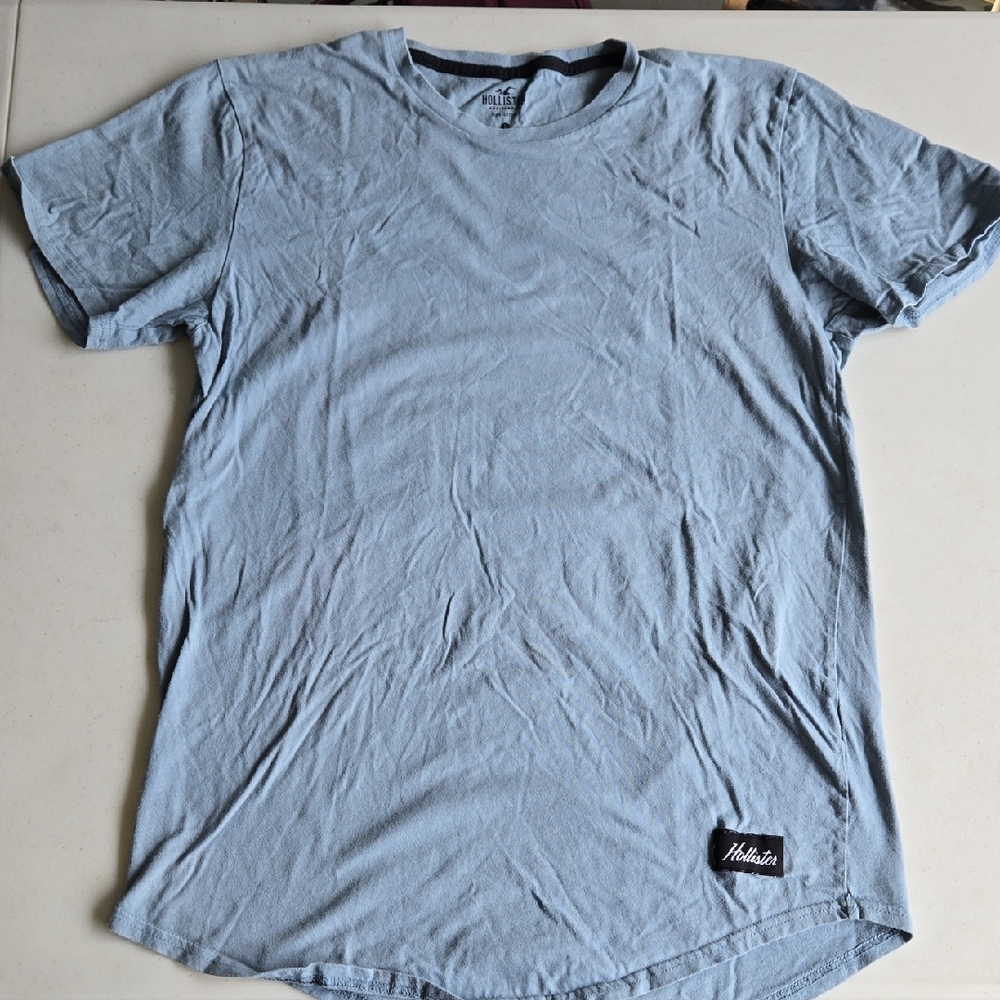 Hollister Light Blue Short Sleeve Tee